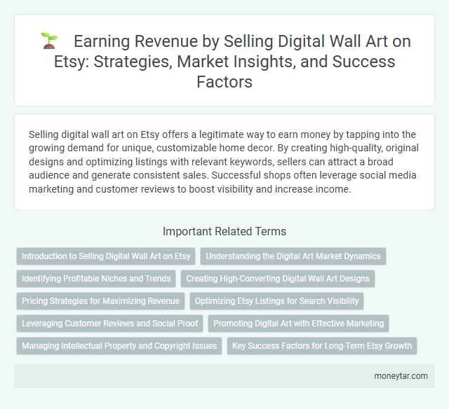 Earning Revenue by Selling Digital Wall Art on Etsy: Strategies, Market Insights, and Success Factors