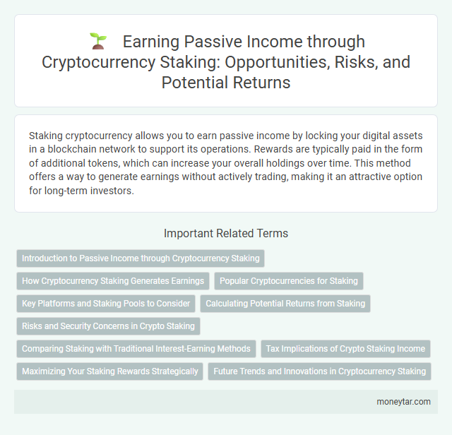 Earning Passive Income through Cryptocurrency Staking: Opportunities, Risks, and Potential Returns