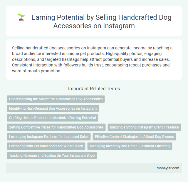 Earning Potential by Selling Handcrafted Dog Accessories on Instagram