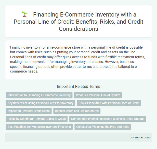 Financing E-Commerce Inventory with a Personal Line of Credit: Benefits, Risks, and Credit Considerations