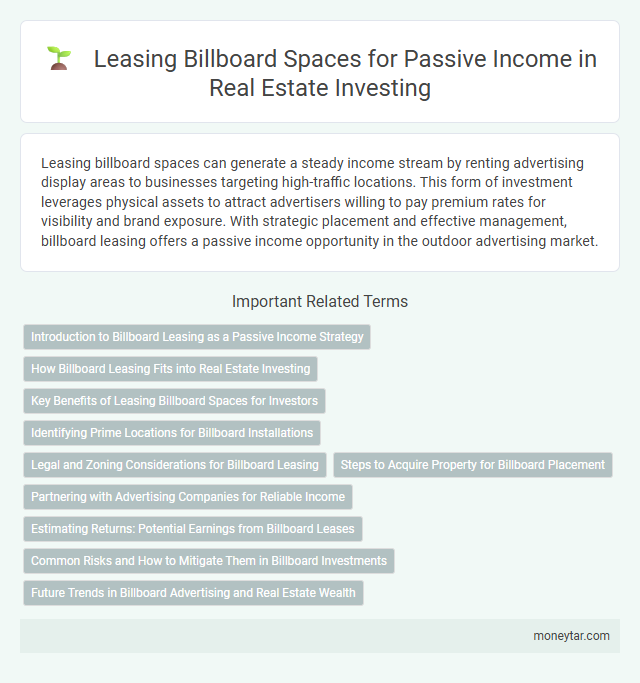 Leasing Billboard Spaces for Passive Income in Real Estate Investing