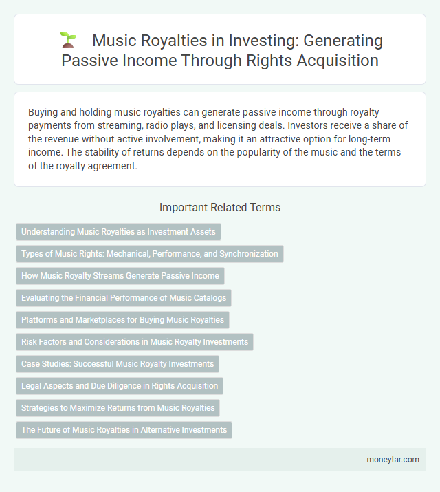 Music Royalties in Investing: Generating Passive Income Through Rights Acquisition