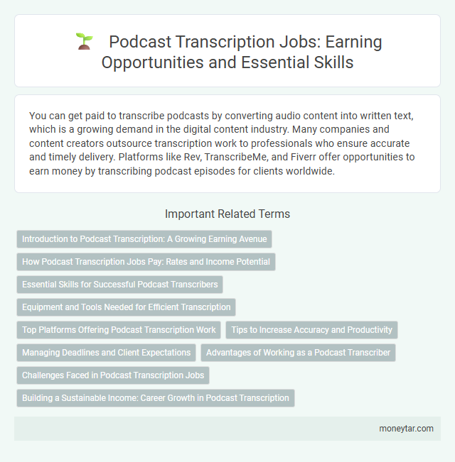 Podcast Transcription Jobs: Earning Opportunities and Essential Skills