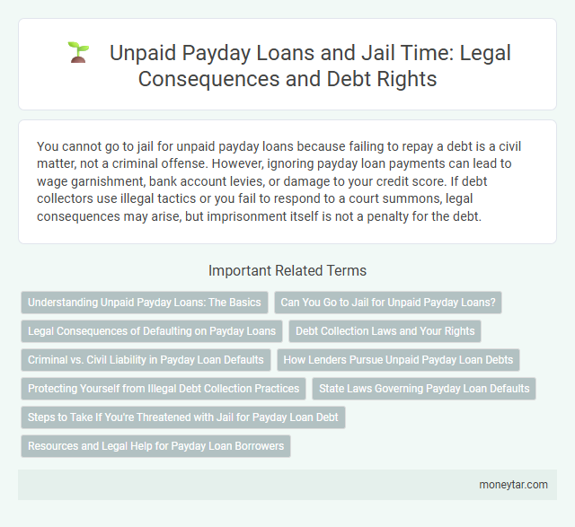 Unpaid Payday Loans and Jail Time: Legal Consequences and Debt Rights
