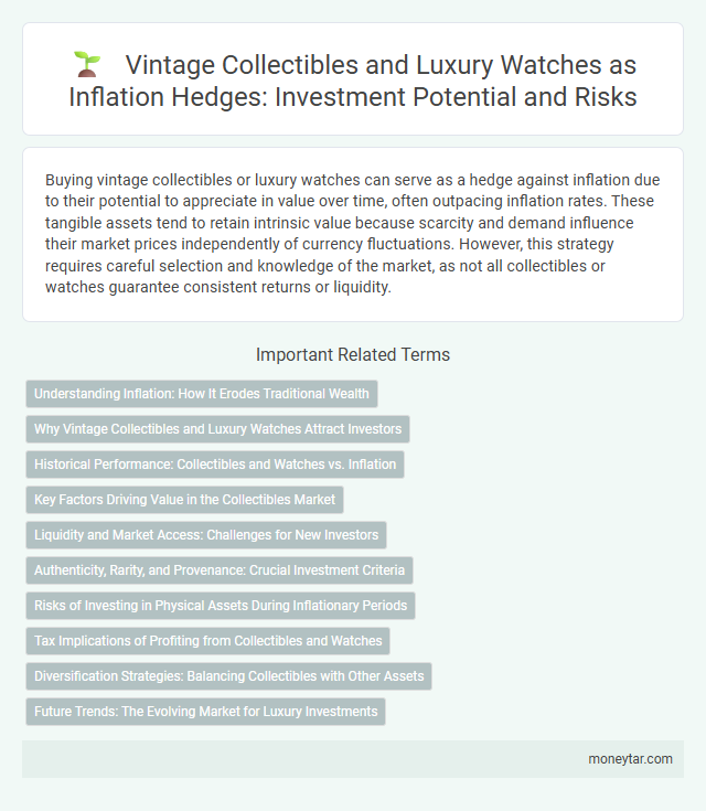 Vintage Collectibles and Luxury Watches as Inflation Hedges: Investment Potential and Risks