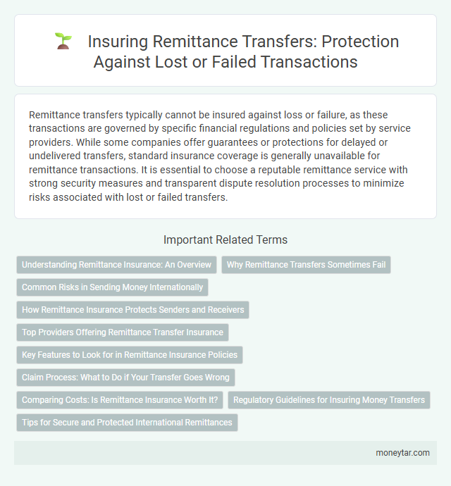 Insuring Remittance Transfers: Protection Against Lost or Failed Transactions