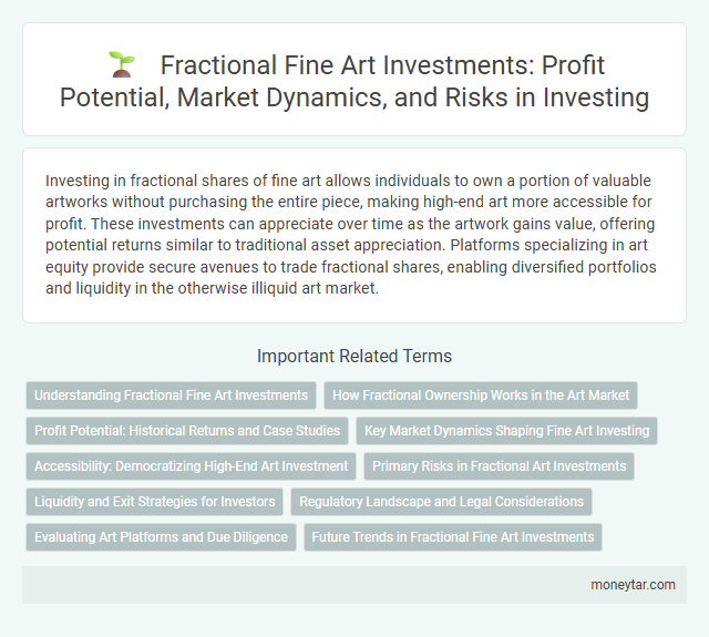 Fractional Fine Art Investments: Profit Potential, Market Dynamics, and Risks in Investing
