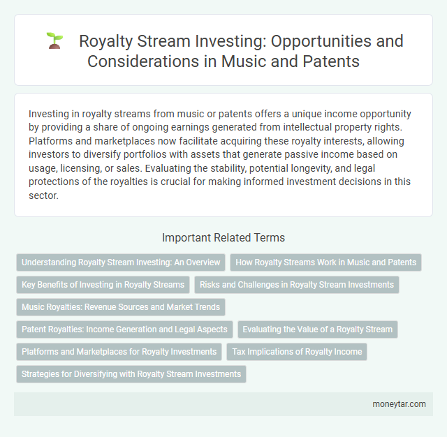 Royalty Stream Investing: Opportunities and Considerations in Music and Patents
