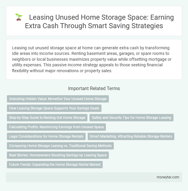 Leasing Unused Home Storage Space: Earning Extra Cash Through Smart Saving Strategies
