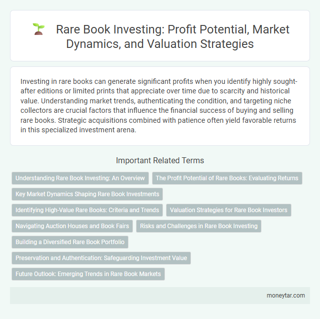Rare Book Investing: Profit Potential, Market Dynamics, and Valuation Strategies