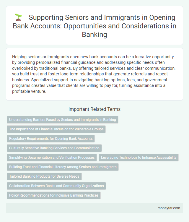 Supporting Seniors and Immigrants in Opening Bank Accounts: Opportunities and Considerations in Banking