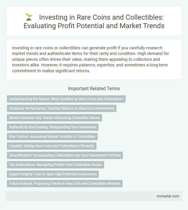 Investing in Rare Coins and Collectibles: Evaluating Profit Potential and Market Trends
