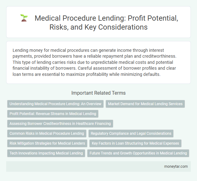 Medical Procedure Lending: Profit Potential, Risks, and Key Considerations