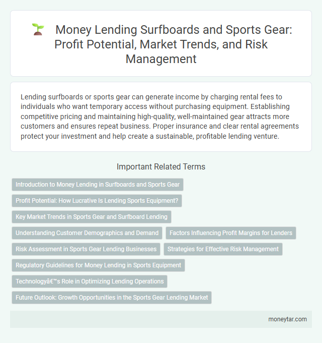 Money Lending Surfboards and Sports Gear: Profit Potential, Market Trends, and Risk Management