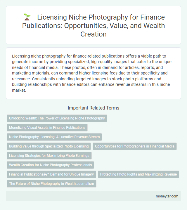 Licensing Niche Photography for Finance Publications: Opportunities, Value, and Wealth Creation