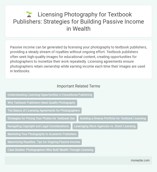 Licensing Photography for Textbook Publishers: Strategies for Building Passive Income in Wealth