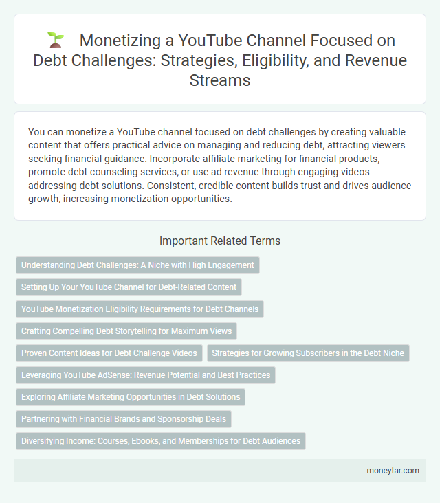 Monetizing a YouTube Channel Focused on Debt Challenges: Strategies, Eligibility, and Revenue Streams