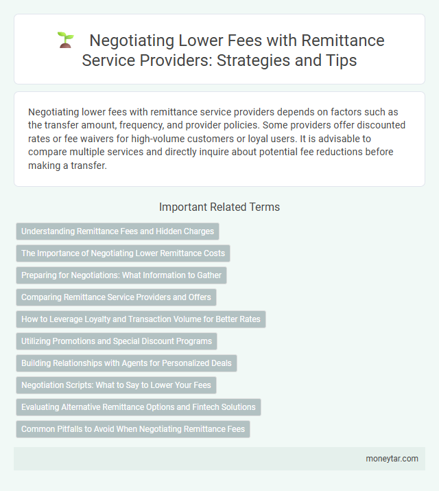 Negotiating Lower Fees with Remittance Service Providers: Strategies and Tips