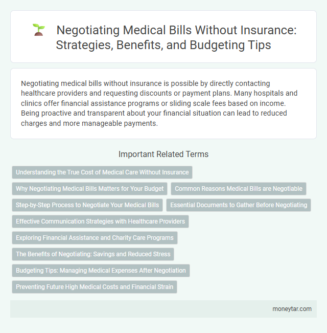 Negotiating Medical Bills Without Insurance: Strategies, Benefits, and Budgeting Tips