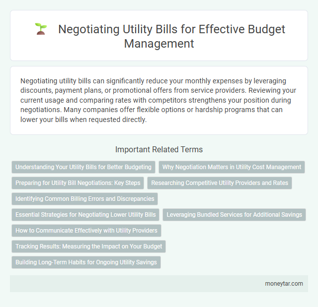 Negotiating Utility Bills for Effective Budget Management