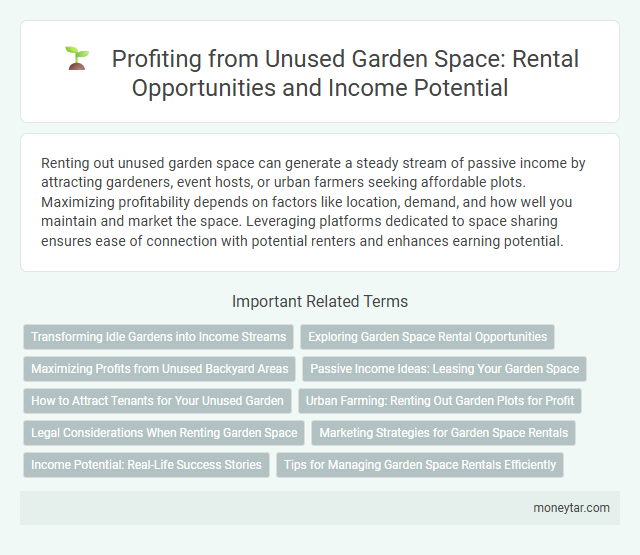 Profiting from Unused Garden Space: Rental Opportunities and Income Potential