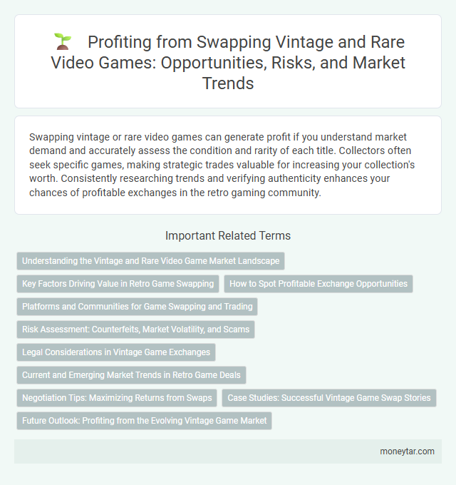 Profiting from Swapping Vintage and Rare Video Games: Opportunities, Risks, and Market Trends