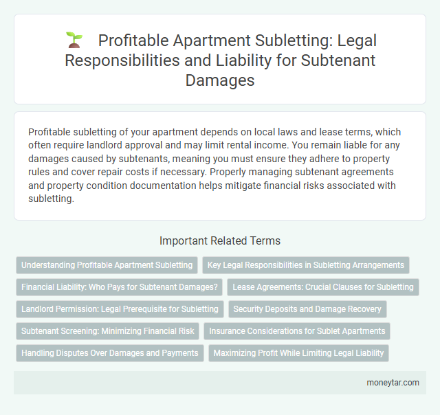 Profitable Apartment Subletting: Legal Responsibilities and Liability for Subtenant Damages