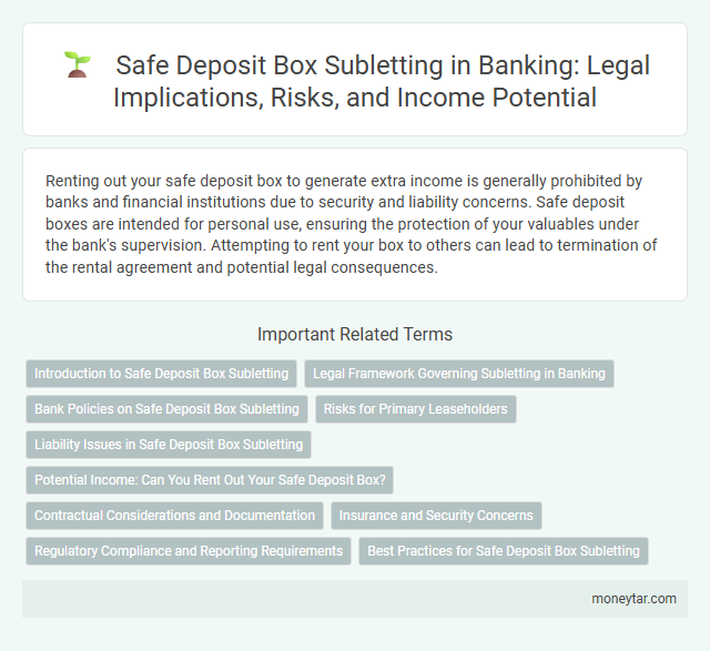Safe Deposit Box Subletting in Banking: Legal Implications, Risks, and Income Potential