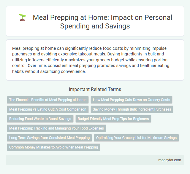 Meal Prepping at Home: Impact on Personal Spending and Savings