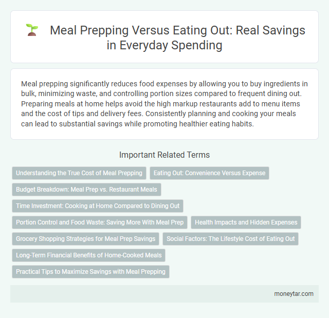 Meal Prepping Versus Eating Out: Real Savings in Everyday Spending