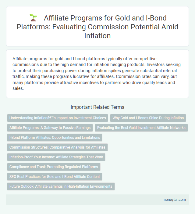 Affiliate Programs for Gold and I-Bond Platforms: Evaluating Commission Potential Amid Inflation