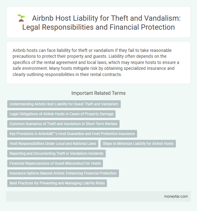 Airbnb Host Liability for Theft and Vandalism: Legal Responsibilities and Financial Protection