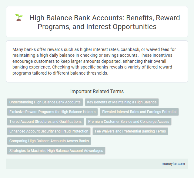 High Balance Bank Accounts: Benefits, Reward Programs, and Interest Opportunities