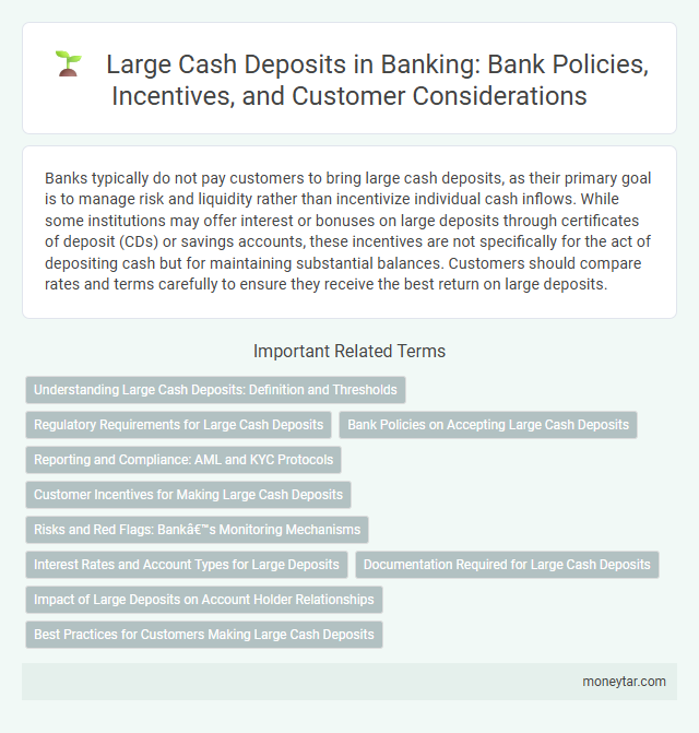 Large Cash Deposits in Banking: Bank Policies, Incentives, and Customer Considerations