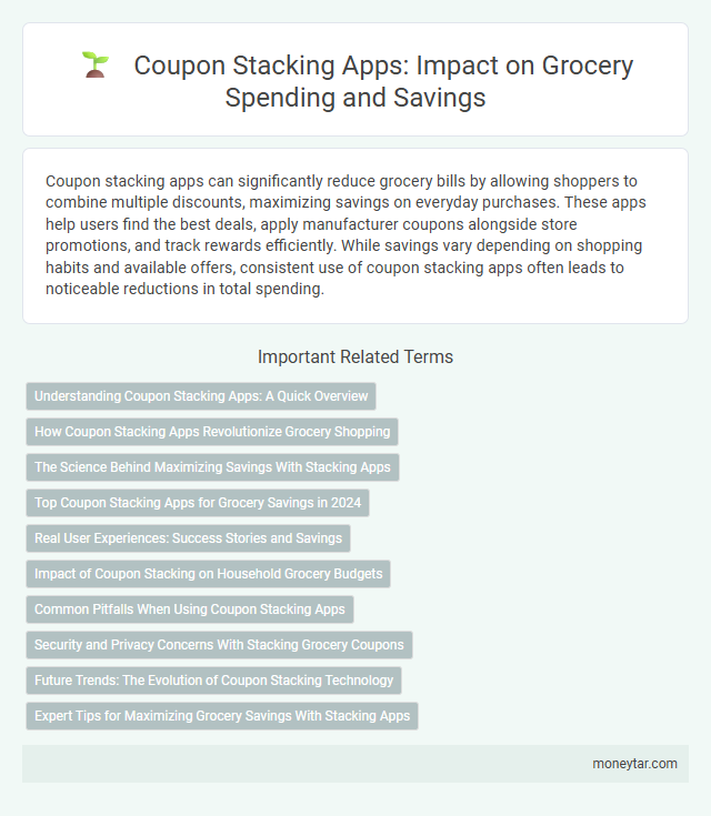 Coupon Stacking Apps: Impact on Grocery Spending and Savings