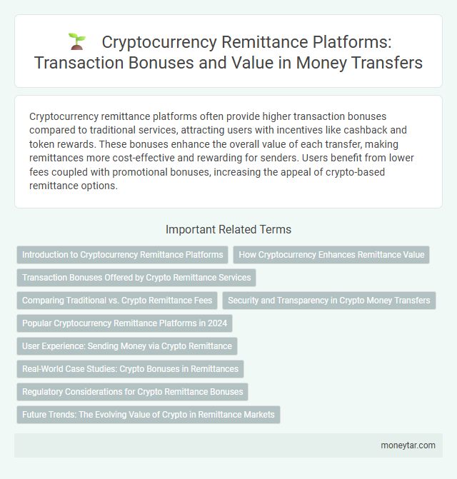 Cryptocurrency Remittance Platforms: Transaction Bonuses and Value in Money Transfers