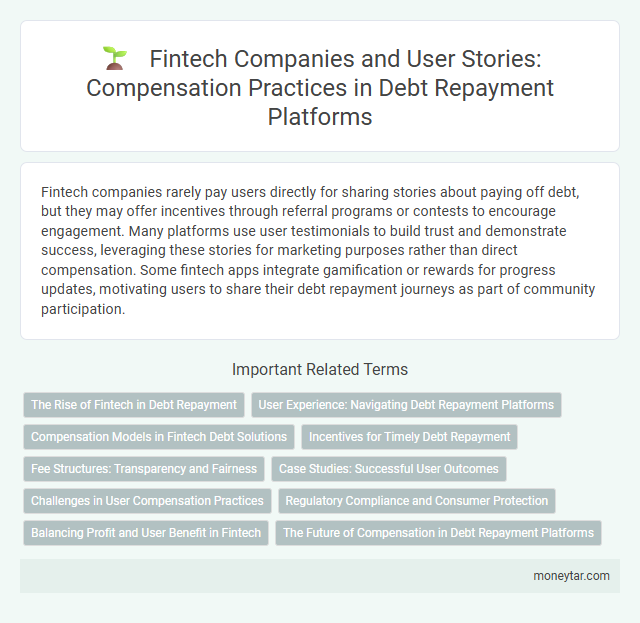 Fintech Companies and User Stories: Compensation Practices in Debt Repayment Platforms