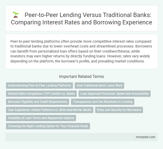 Peer-to-Peer Lending Versus Traditional Banks: Comparing Interest Rates and Borrowing Experience