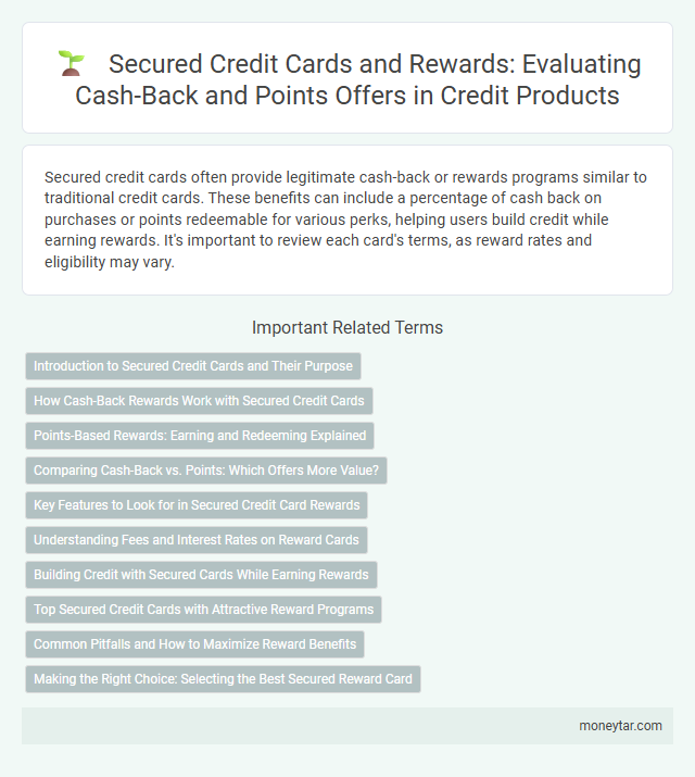 Secured Credit Cards and Rewards: Evaluating Cash-Back and Points Offers in Credit Products
