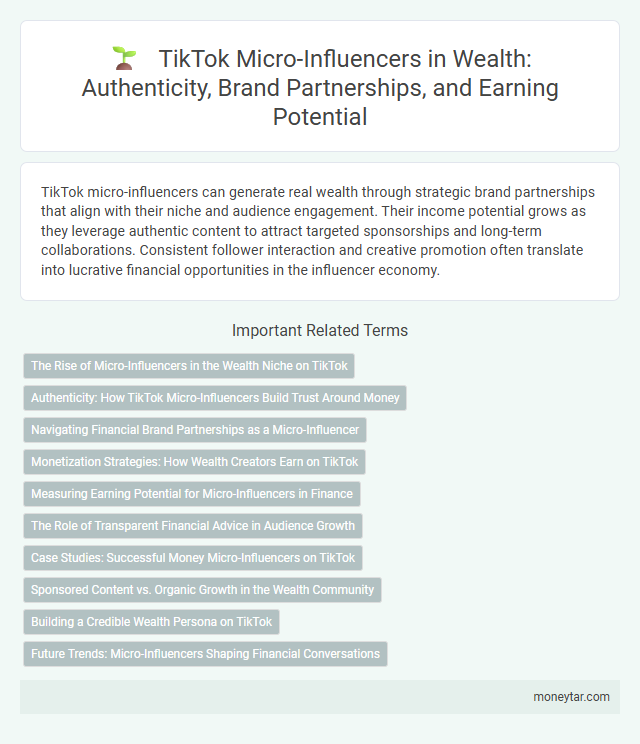 TikTok Micro-Influencers in Wealth: Authenticity, Brand Partnerships, and Earning Potential
