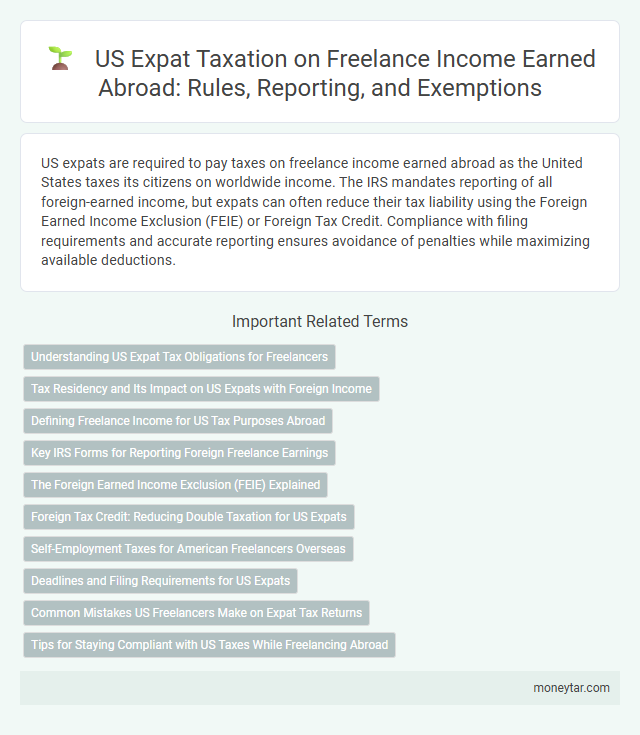US Expat Taxation on Freelance Income Earned Abroad: Rules, Reporting, and Exemptions