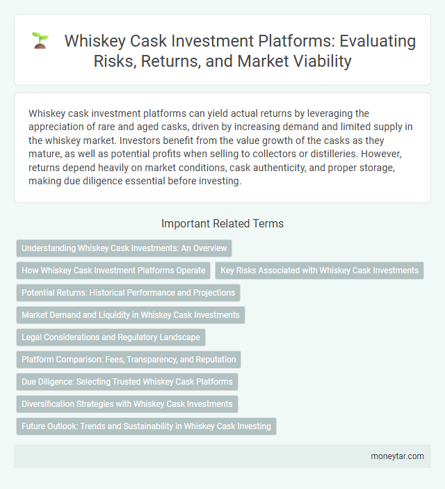 Whiskey Cask Investment Platforms: Evaluating Risks, Returns, and Market Viability