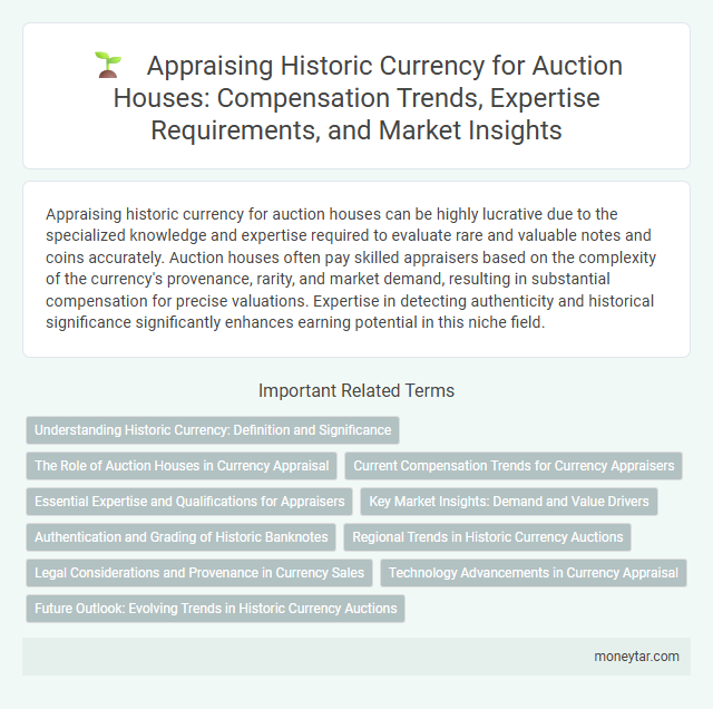Appraising Historic Currency for Auction Houses: Compensation Trends, Expertise Requirements, and Market Insights