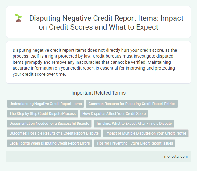 Disputing Negative Credit Report Items: Impact on Credit Scores and What to Expect