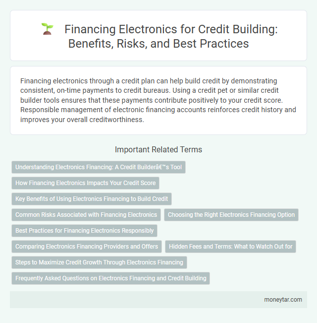 Financing Electronics for Credit Building: Benefits, Risks, and Best Practices