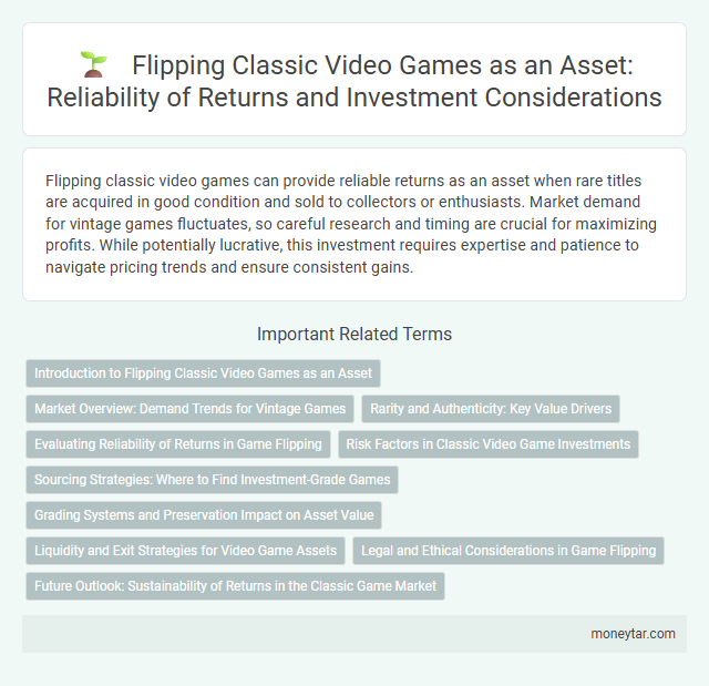 Flipping Classic Video Games as an Asset: Reliability of Returns and Investment Considerations