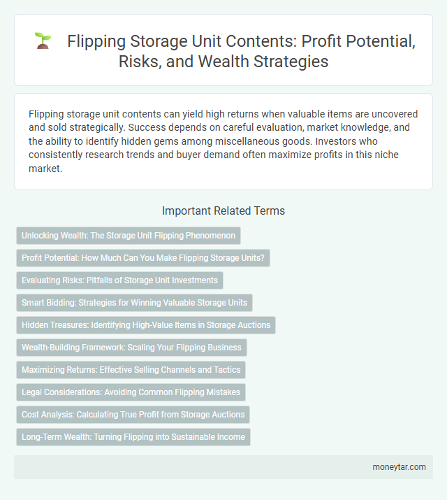 Flipping Storage Unit Contents: Profit Potential, Risks, and Wealth Strategies
