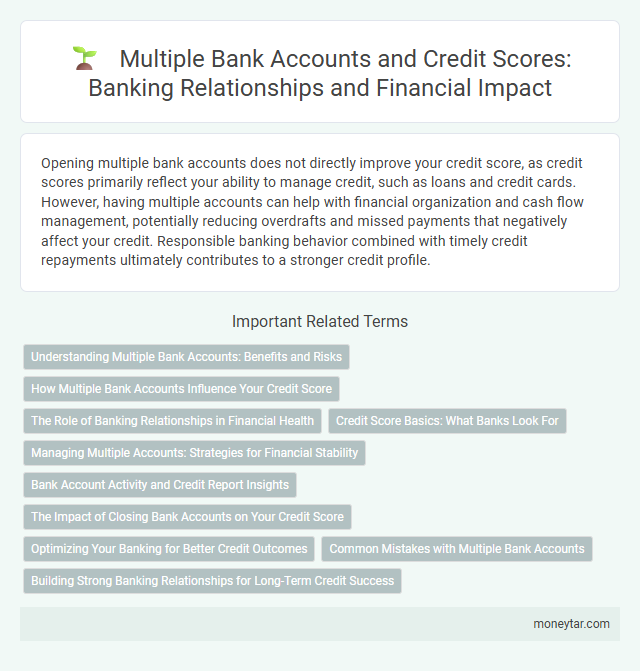Multiple Bank Accounts and Credit Scores: Banking Relationships and Financial Impact