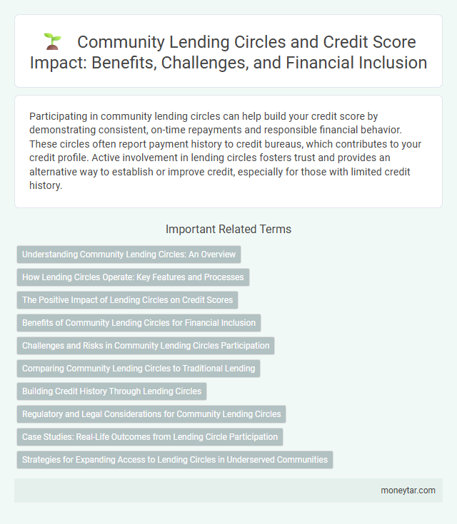 Community Lending Circles and Credit Score Impact: Benefits, Challenges, and Financial Inclusion