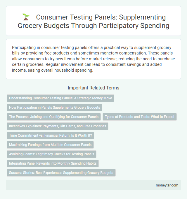 Consumer Testing Panels: Supplementing Grocery Budgets Through Participatory Spending
